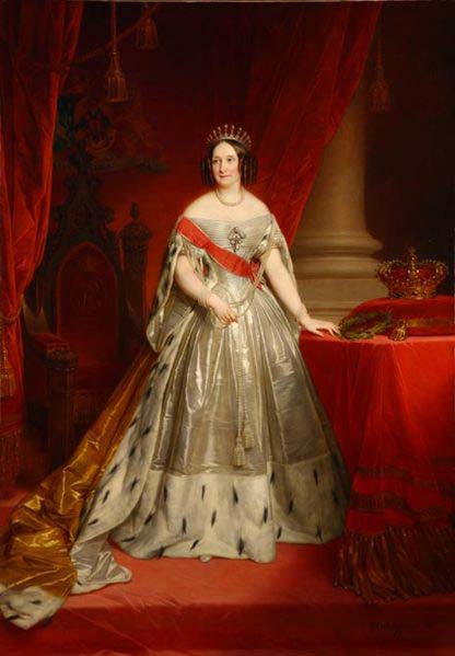 Portrait of Queen Anna of the Netherlands, nee Grand Duchess Anna Pavlovna of Russia.